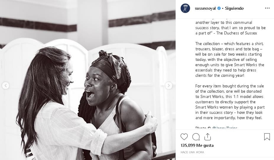 "Me entusiasma celebrar el lanzamiento de otra iniciativa de
<b><a href="https://www.univision.com/famosos/estas-son-las-15-mujeres-que-meghan-markle-eligio-para-el-ejemplar-de-vogue-donde-ejercio-como-editora-video" target="_blank">mujeres que apoyan a mujeres</a></b> y comunidades que trabajan juntas por el bien común", añadió.
<br>