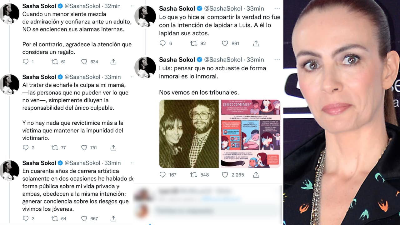 "Nos vemos en los tribunales", advirtió Sasha Sökol a Luis de Llano.