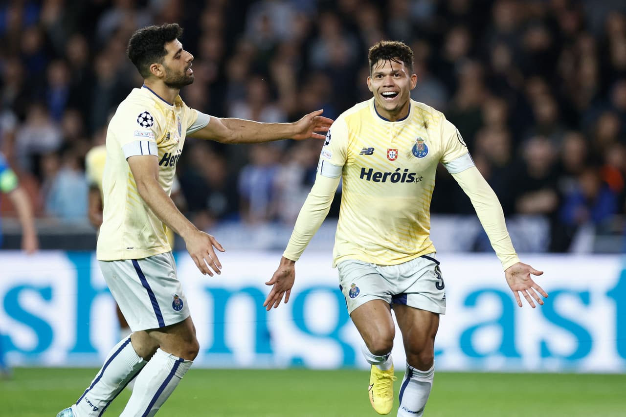 Taremi hizo doble, Stephen Eustaquio y Evanilson también marcaron por el FC Porto en su visita al Brujas en Bélgica.