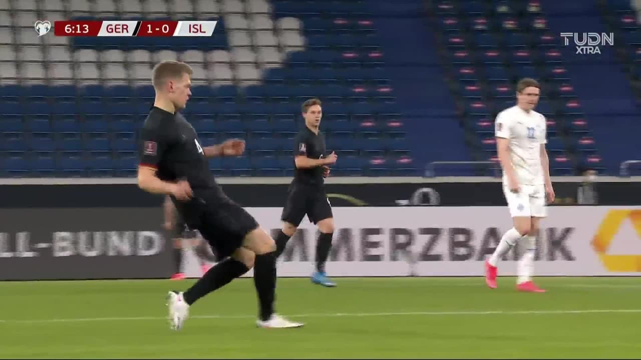 Kai Havertz anotó el 2-0 de Alemania sobre Islandia