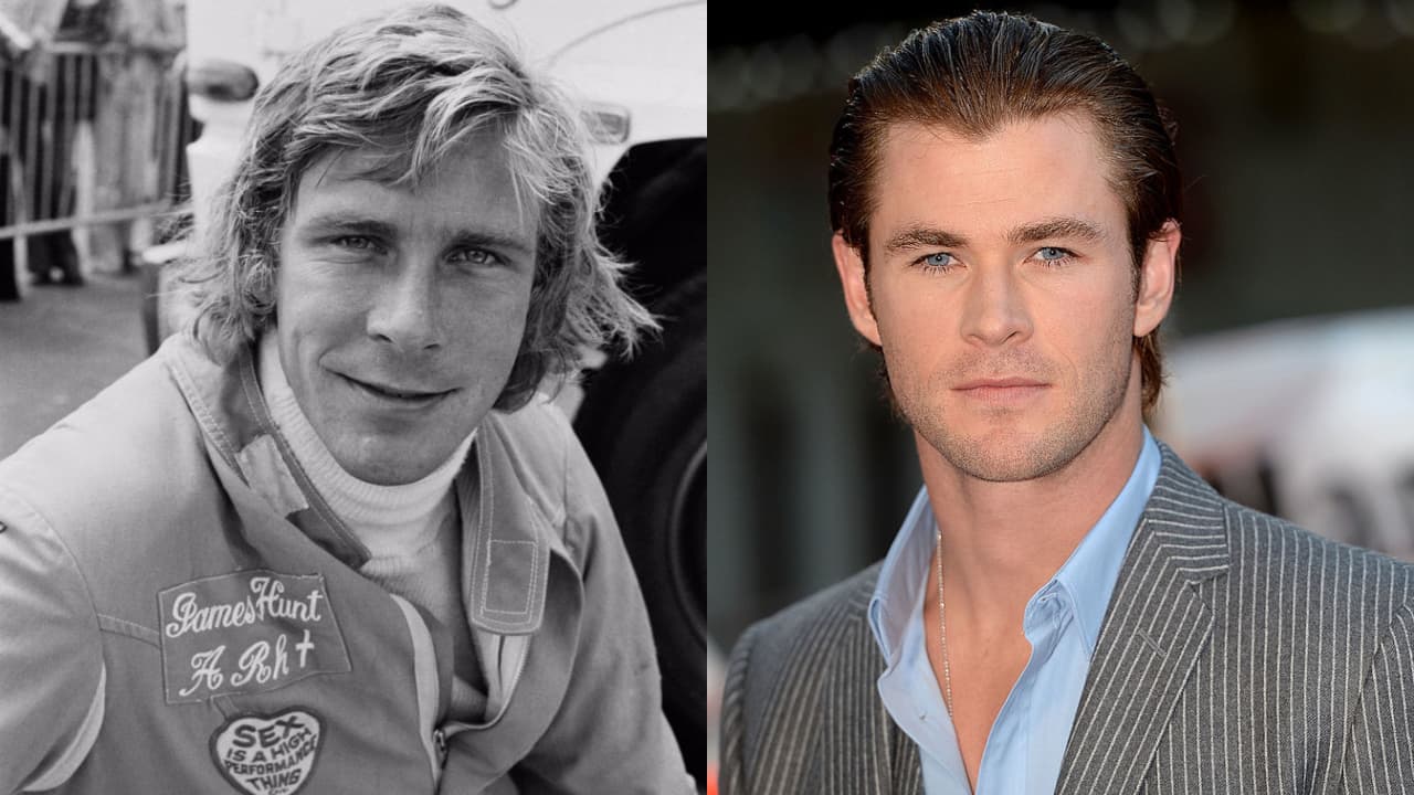 <b>Chris Hemsworth – James Hunt – Rush 2013 </b>- Narra la rivalidad que mantuvieron dos grandes pilotos de Fórmula 1, el británico James Hunt y el austriaco Niki Lauda, sobre todo en 1976, año en el que Lauda sufrió un gravísimo accidente que casi le costó la vida.