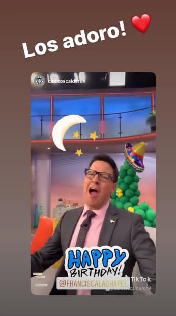 Raúl González no se quedó atrás y con su exquisita voz cantó al ritmo de mariachi.