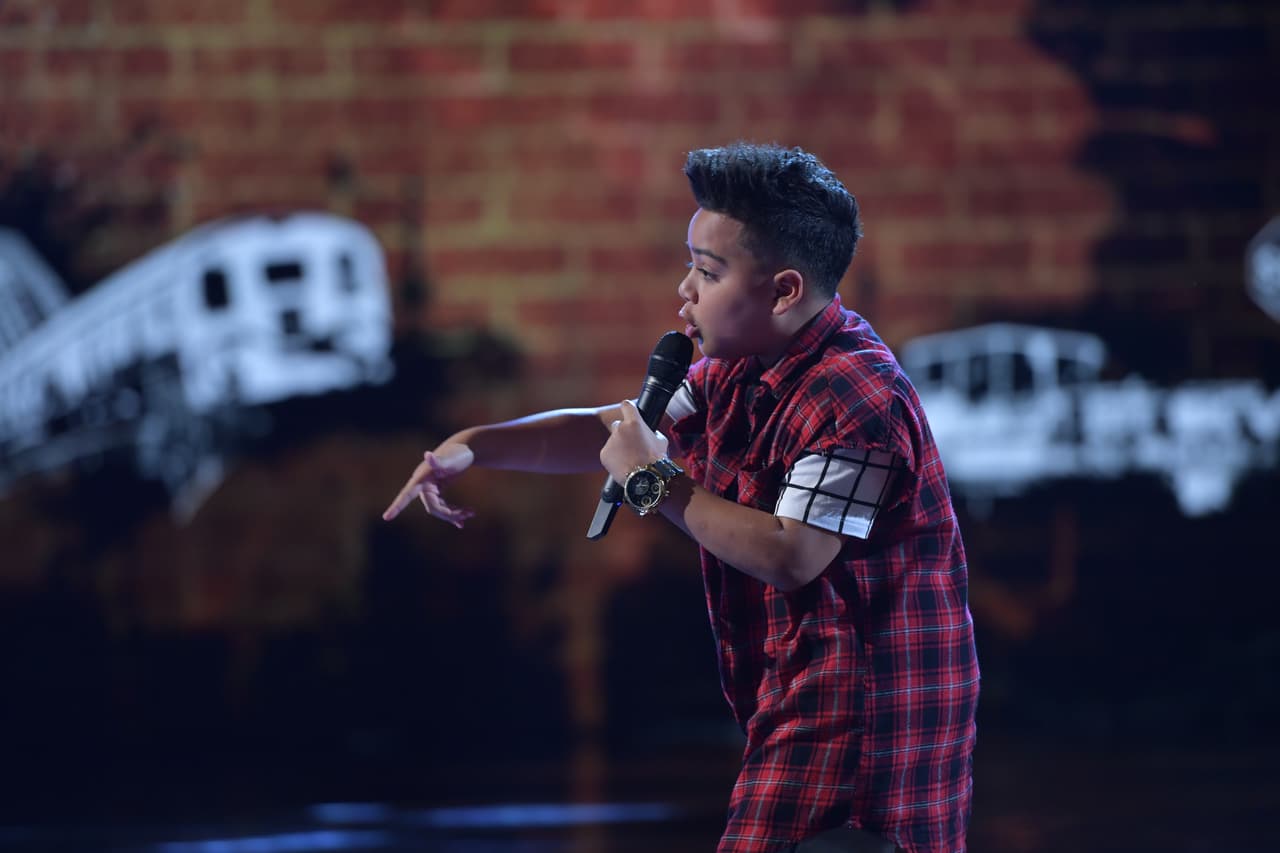 Para el show 12, Almany decidió escribir un rap especial para los jueces.