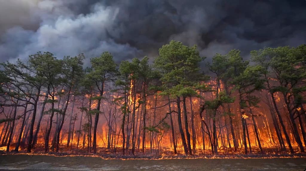 El Servicio Forestal continúa monitoreando las condiciones climáticas y su impacto en el comportamiento del fuego.