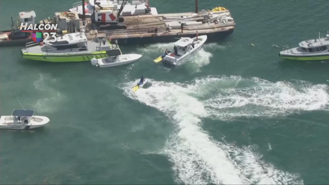 Llegan a Miami familiares de una de las niñas fallecidas en accidente marítimo en la bahía de Biscayne