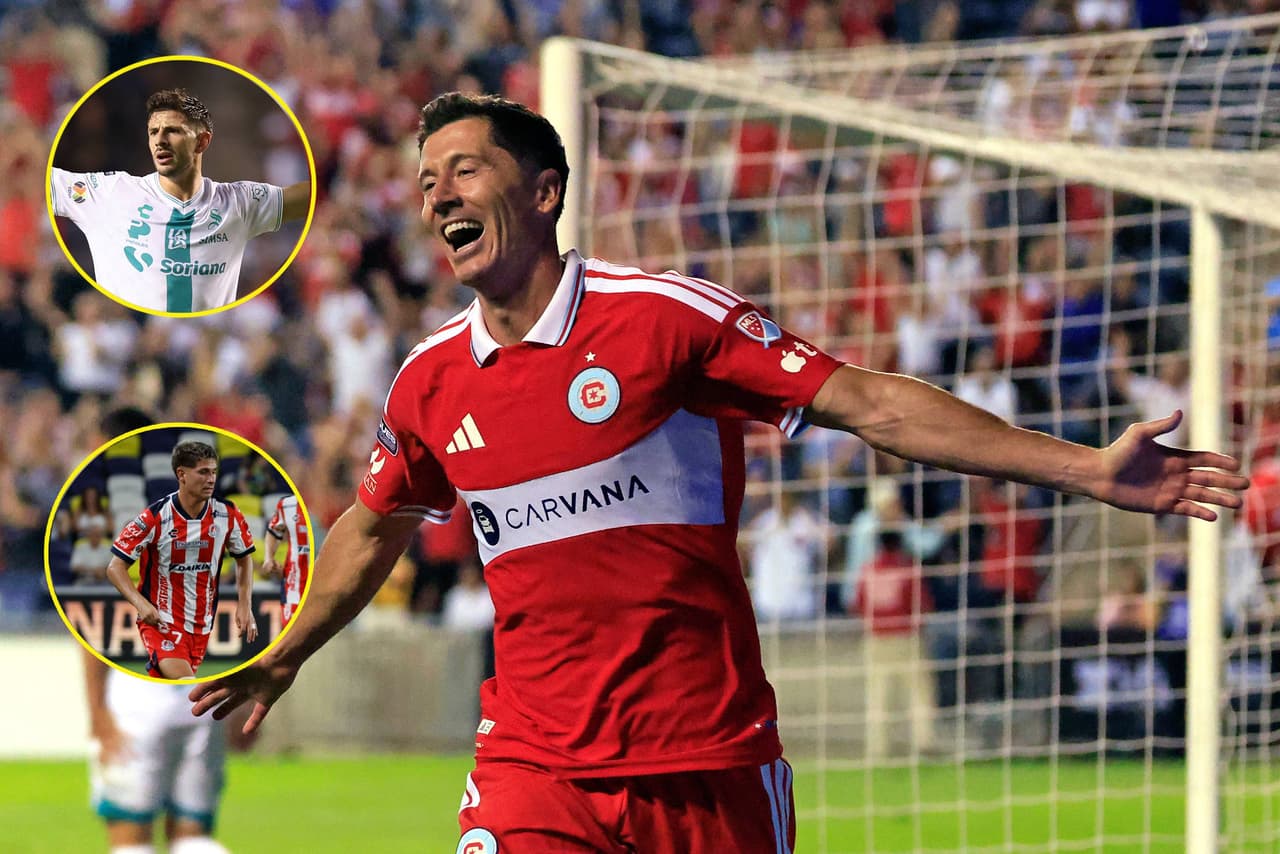 Lewandowski manda a Santos a casa y San Luis también fuera en Leagues Cup