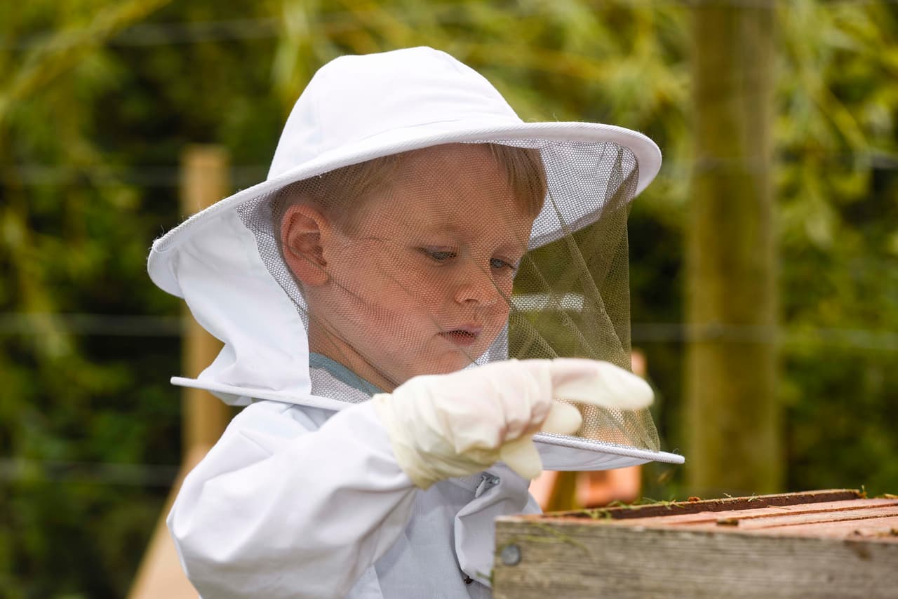 El pequeño trabaja con su abuelo cada semana.