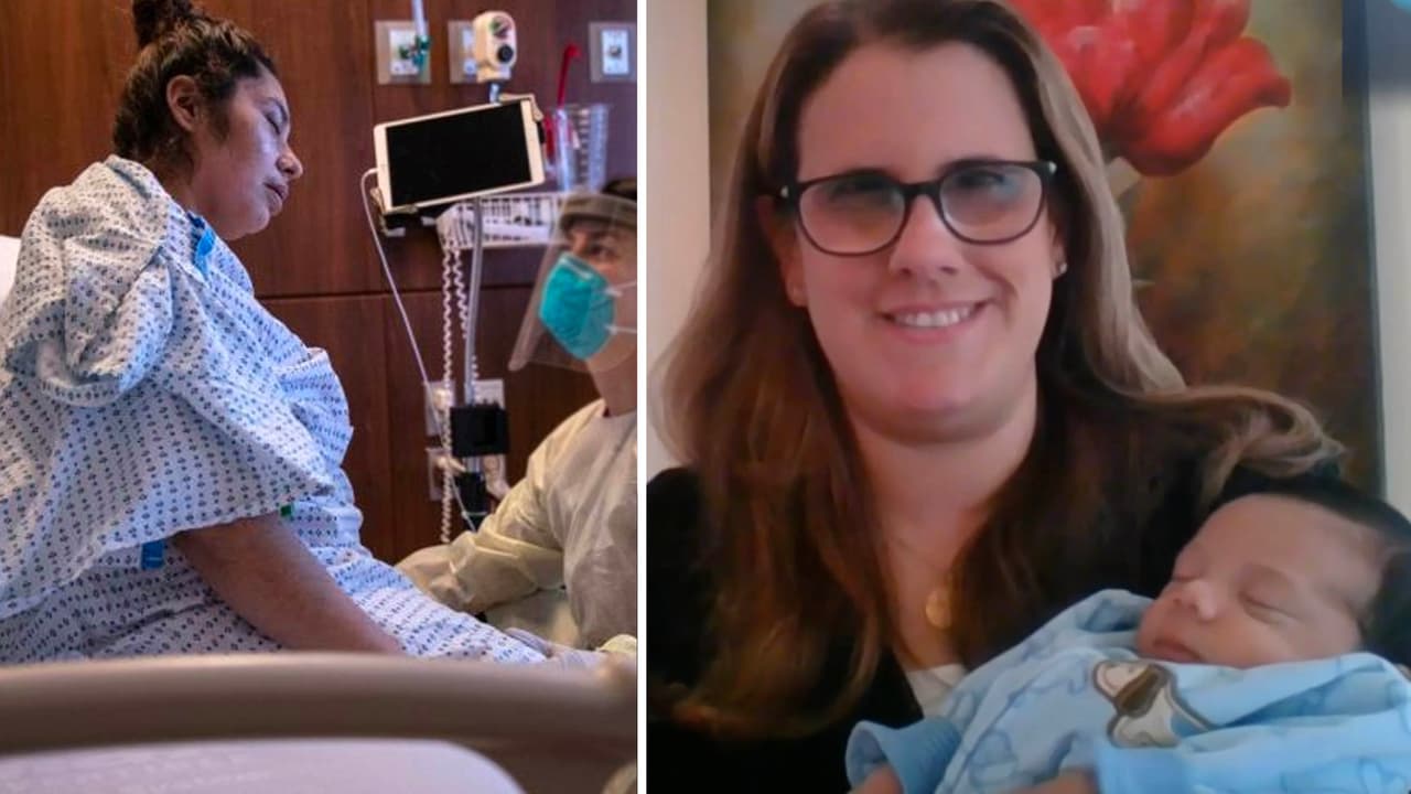 Maestra asume el rol de madre del bebé de una inmigrante que estuvo cerca de morir de coronavirus