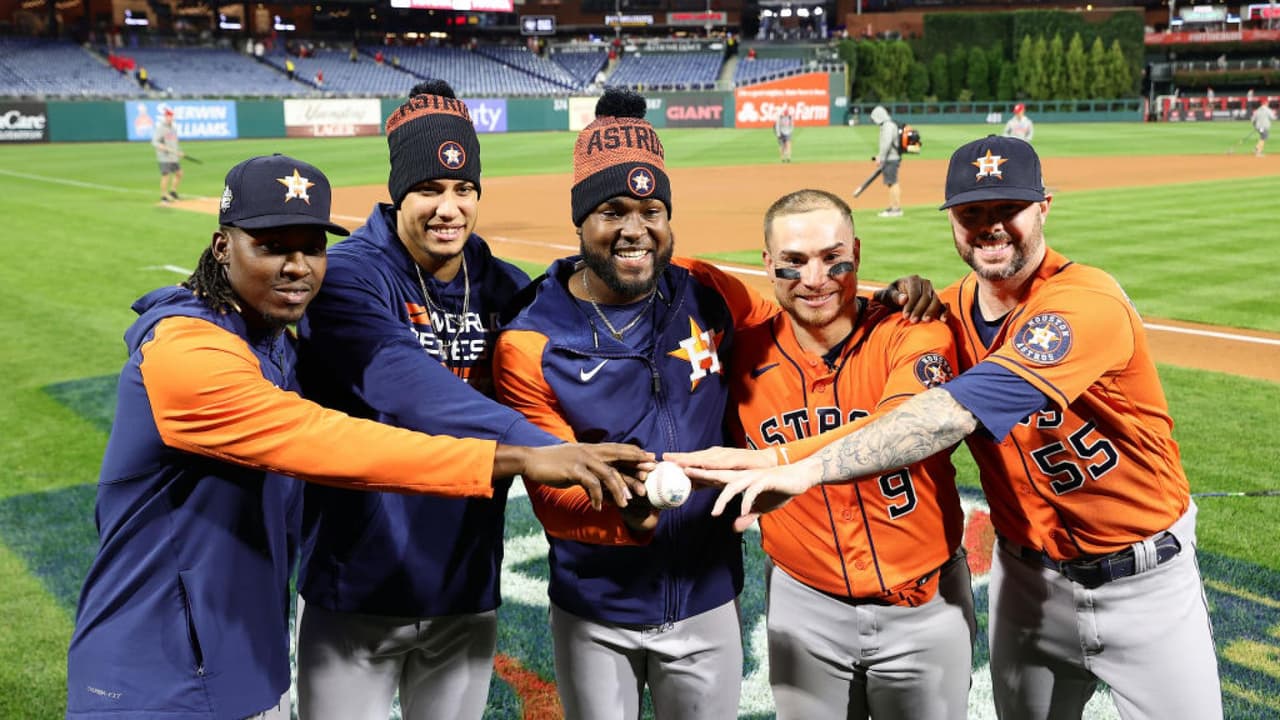 <b>Astros de Houston</b> se volvieron a imponer este jueves 3-2 ante los Phillies de Filadelfia en el quinto juego de la Serie Mundial.