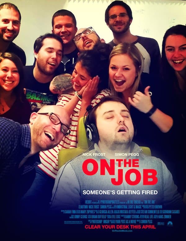 Este tipo cometió el error de dormirse en su segundo día de trabajo. Sus compañeros le tomaron una foto y el Internet se encargó del resto.