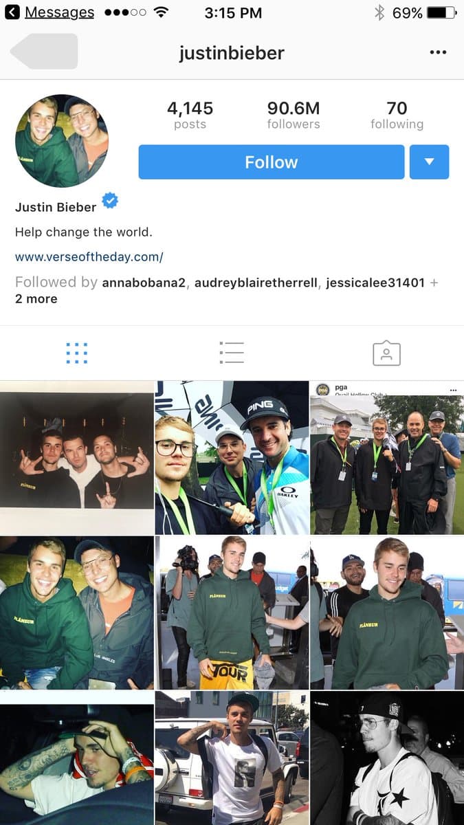 Así fue como esta joven puso en evidencia al joven intérprete de origen canadiense.