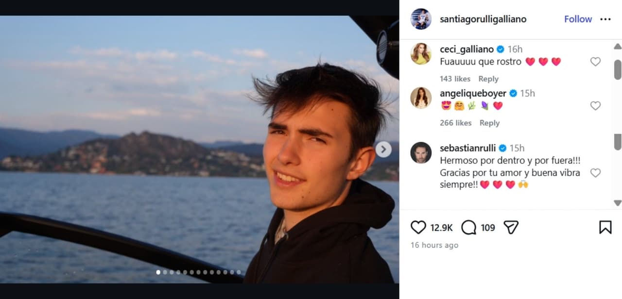 Cecilia Galliano, Angelique Boyer y Sebastián Rulli reaccionaron a las fotos de Santiago.