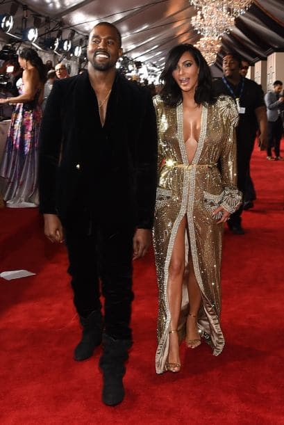 Ok, ok, la ceremonia era musical, pero ella llamó más la atención en la alfombra que su marido Kanye West.