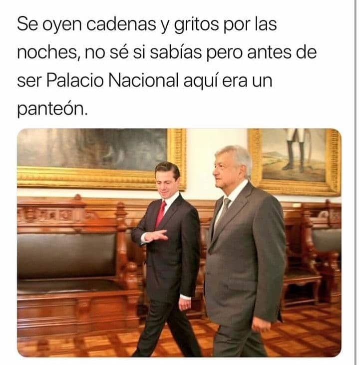 No te van a dejar dormir 
<b>AMLO</b>.
