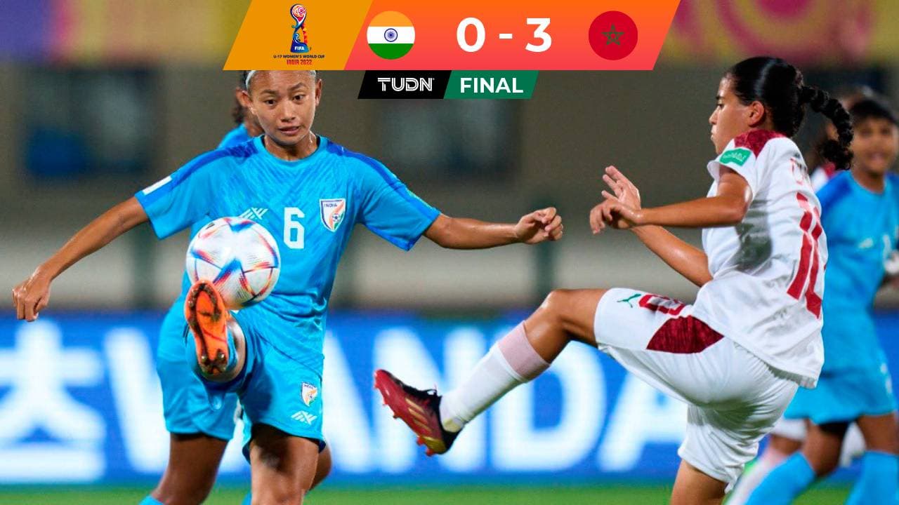 Marruecos venció a la India y al fin suma en el Mundial Femenil Sub-17