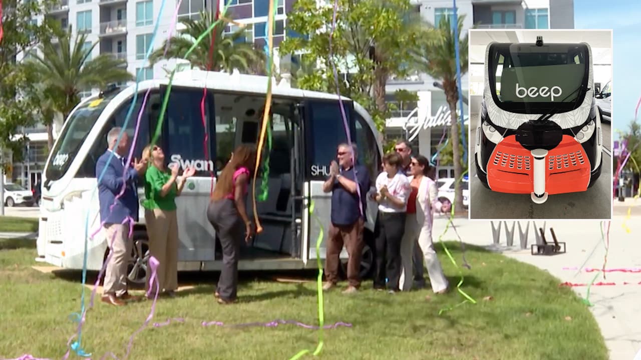 SWAN Shuttle, así es el nuevo transporte autónomo que circulará en el downtown de Orlando
