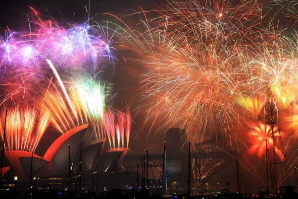 Año Nuevo 2015 en Sidney, Australia.