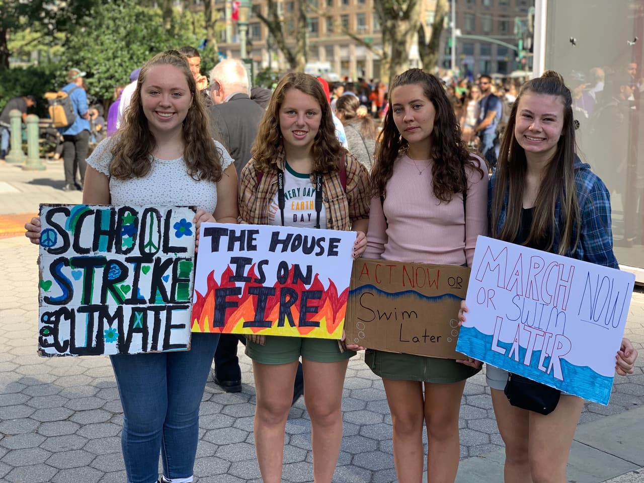 Se esperan más de 800 protestas en todo Estados Unidos. Y en Manhattan se esperan miles de personas.