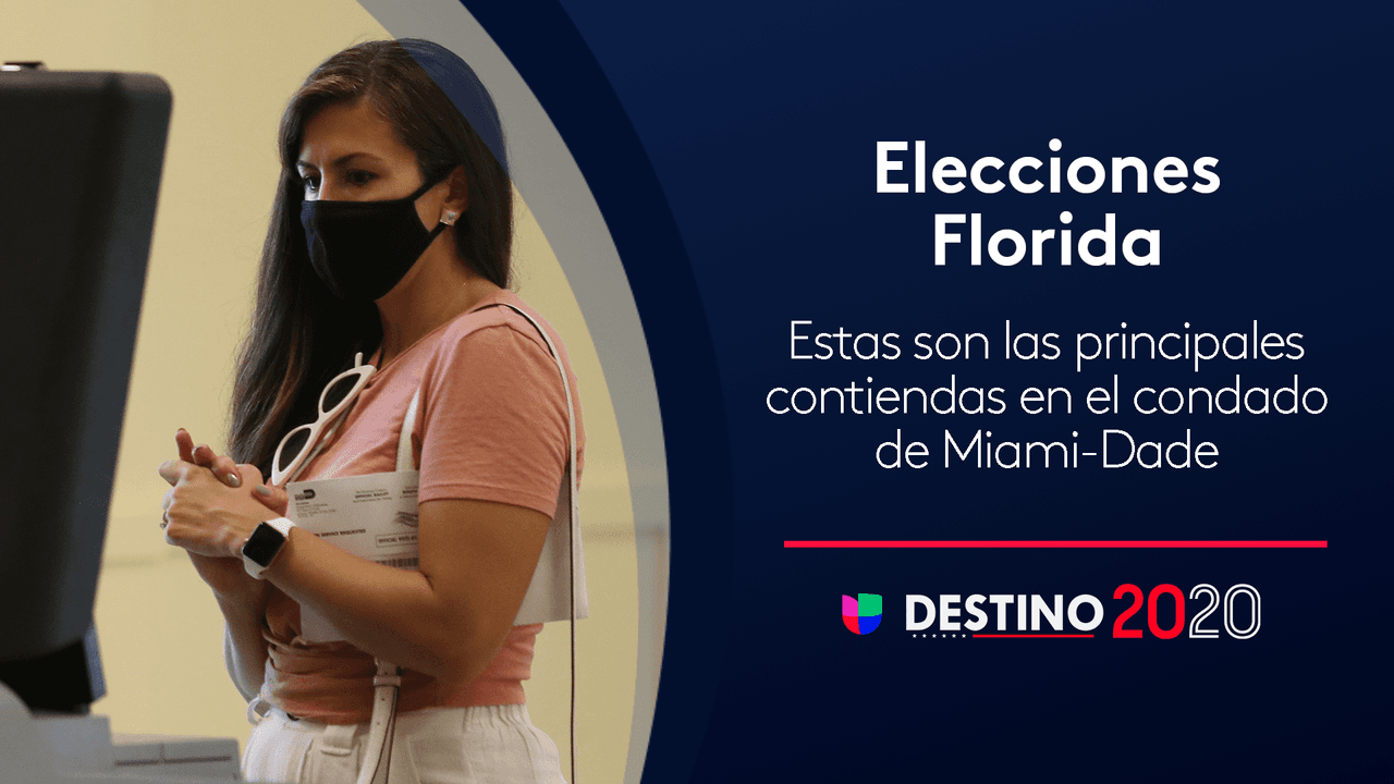 Estas son las principales contiendas en la boleta electoral del condado de Miami-Dade