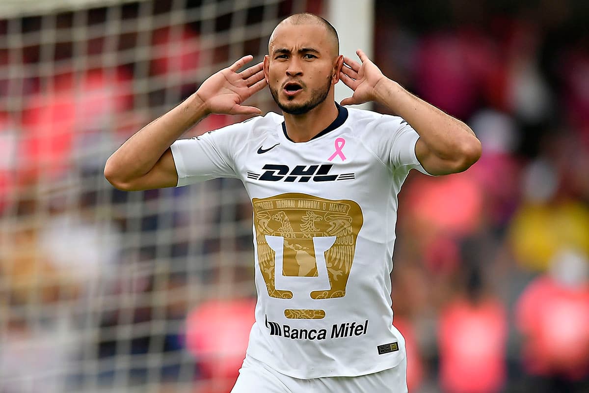 8. Carlos González. El paraguayo aportó a la clasificación de Pumas UNAM con 7 goles en 1342 minutos.