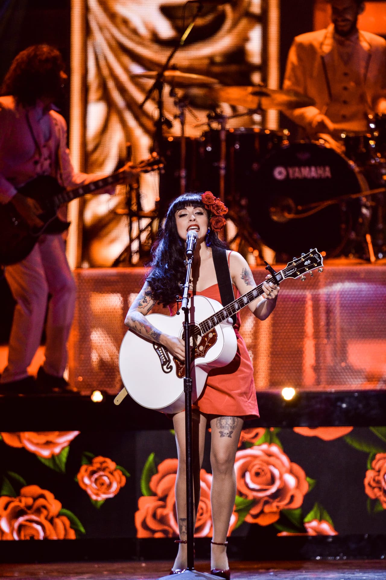 Ella interpretó su gran hit 'Si tú me quisieras'.