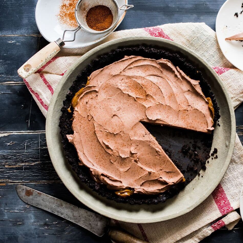 <b>Tarta de Chocolate con Sriracha y Dulce de Leche</b>
