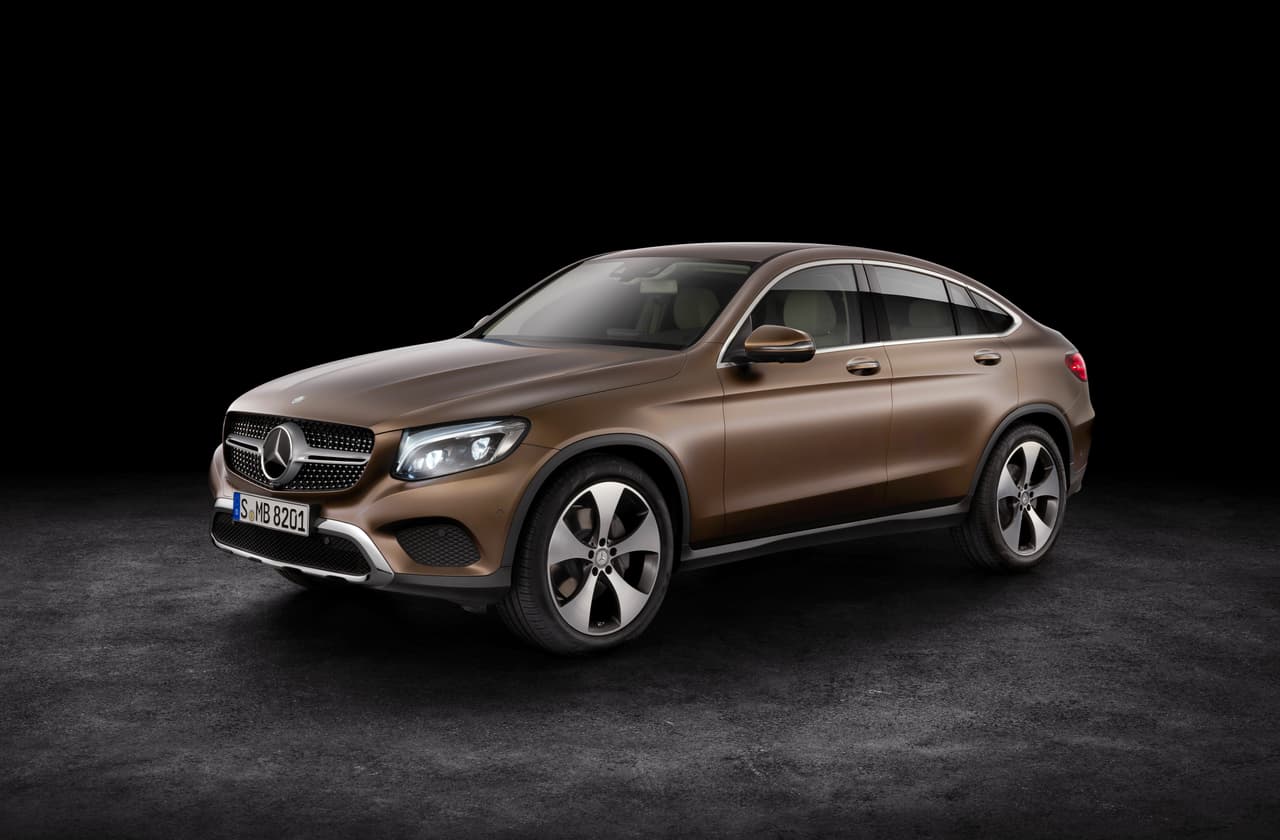 El impacto visual de la Mercedes-Benz GLC Coupé 2017 es innegable.