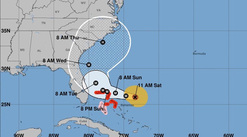 Miami-Dade  y Broward salen del cono de trayectoria del huracán Dorian 