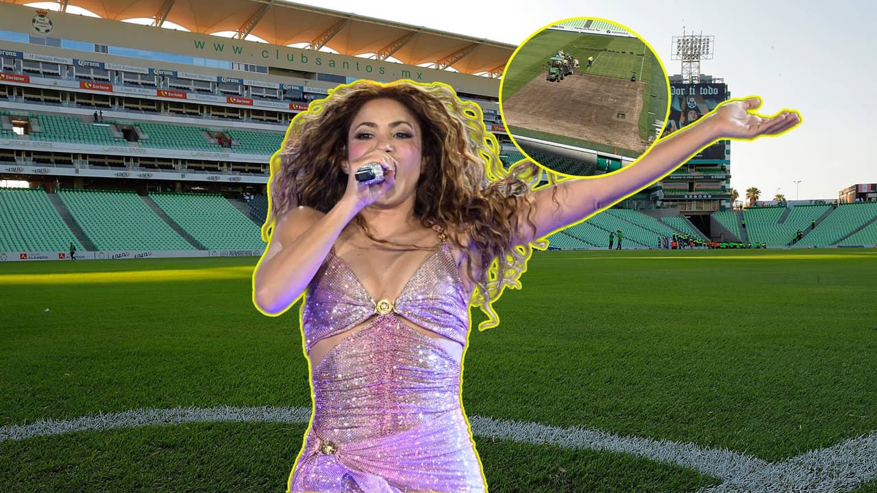 ¡Santos se ve obligado a quitar su pasto por Shakira!