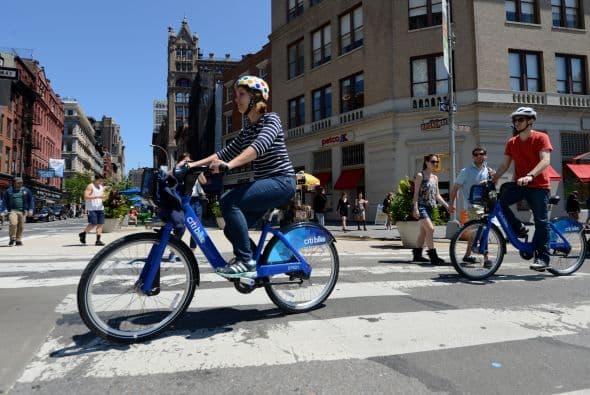Crece el apoyo a una expansión del sistema de bicicletas públicas de Nueva York
