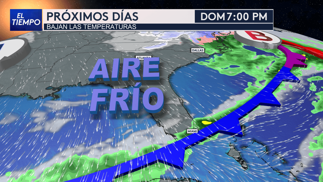 Prepara los abrigos: frente frío traerá un fuerte descenso de las temperaturas a Miami