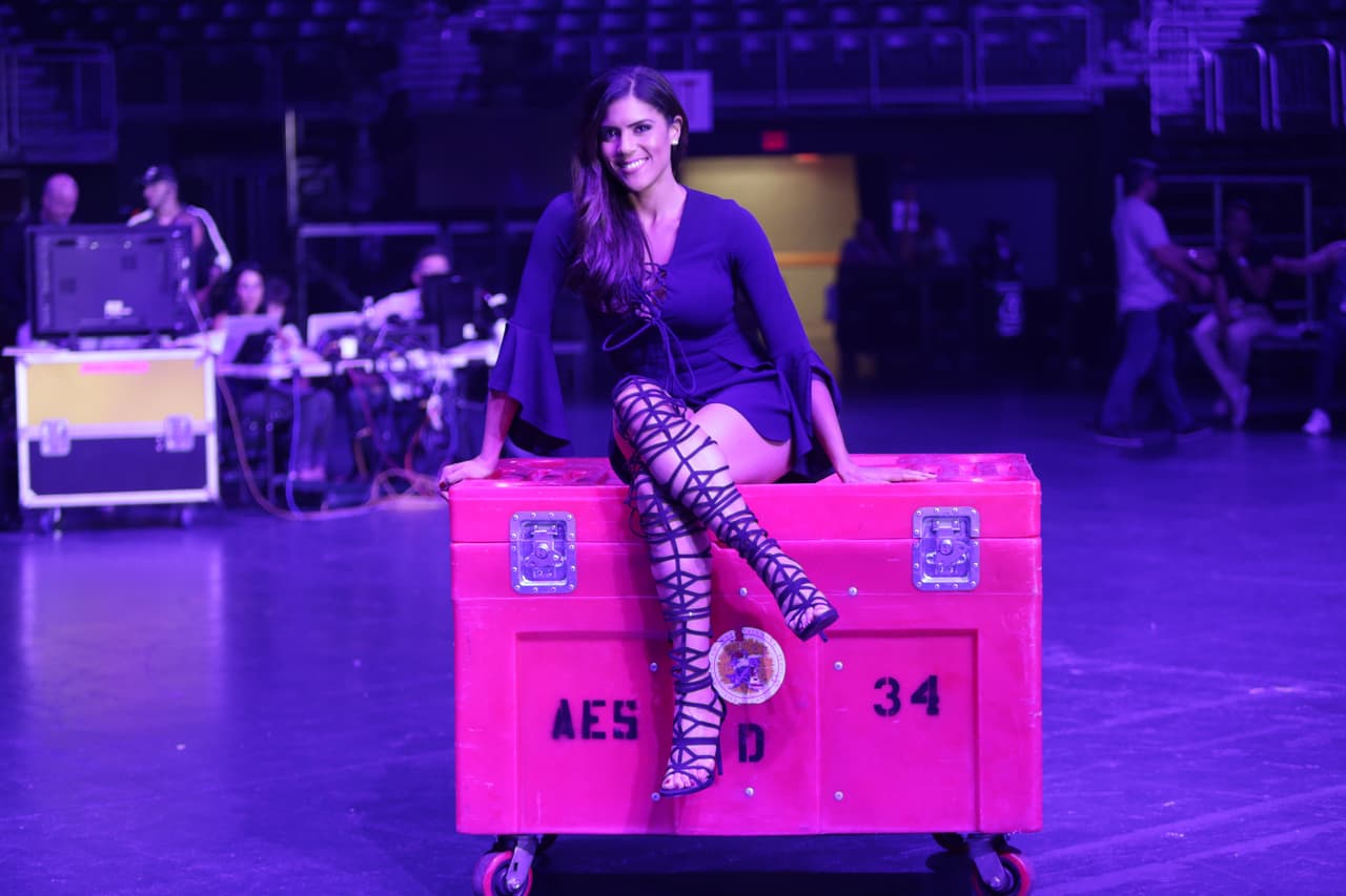 La conductora, que este año estará en vivo desde la alfombra de la premiación y no quiso perder detalle de todo lo que ocurrió.