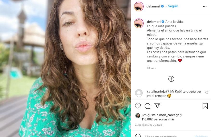 Bárbara Mori presume cabello
