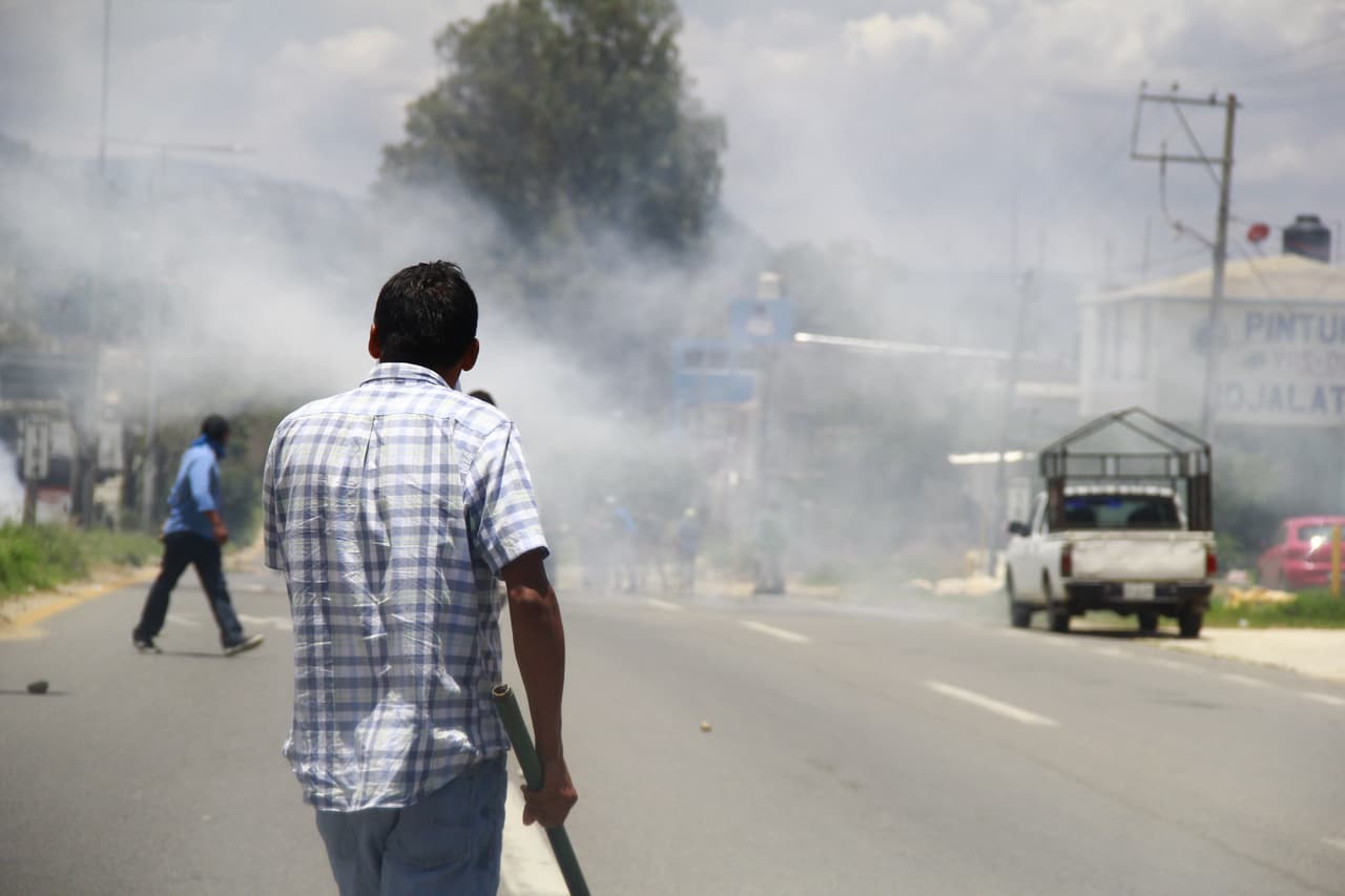 Enfrentamientos en Oaxaca