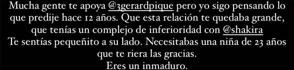 Gerard Piqué no dio respuesta a los dichos de Jordi Martin tras la publicación que hizo en Twitter.
<br>
