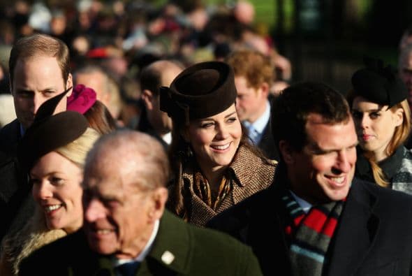 También los padres de Kate, Carole y Michael, así como sus hermanos, James y Pippa, quienes trataron de pasar desapercibidos.