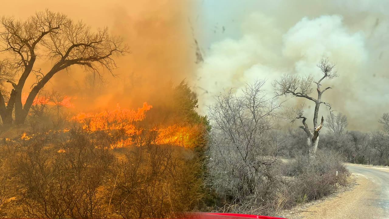 Fuego Smokehouse Creek en Texas alcanza 500,000 acres y emiten declaración de desastre para 60 condados