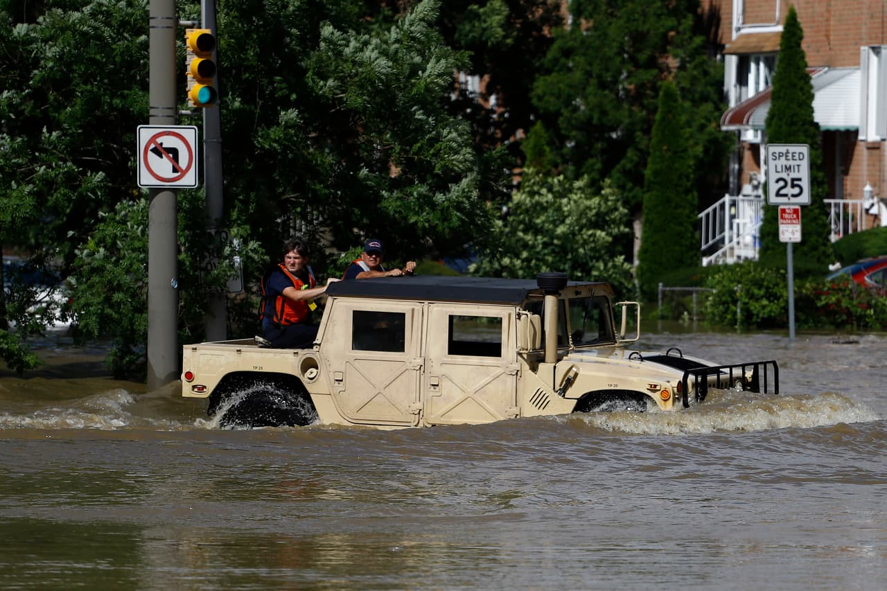 Tormenta costera trae fuertes ráfagas y lluvias a la región de Filadelfia