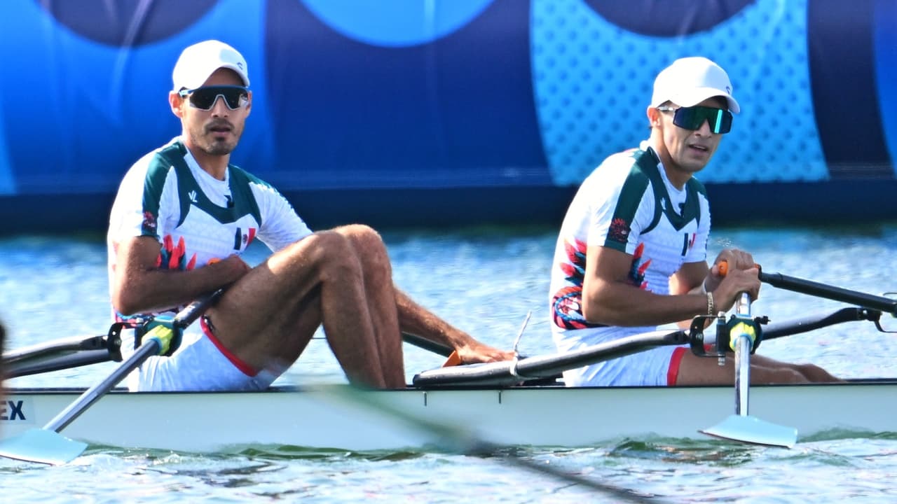 Mexicanos Alexis López y Miguel Carballo, fuera de lucha por medallas en remo