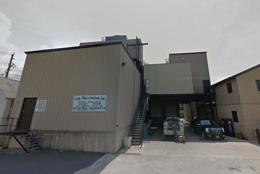 Instalaciones de Capitan Phip’s Seafood en Maryland.