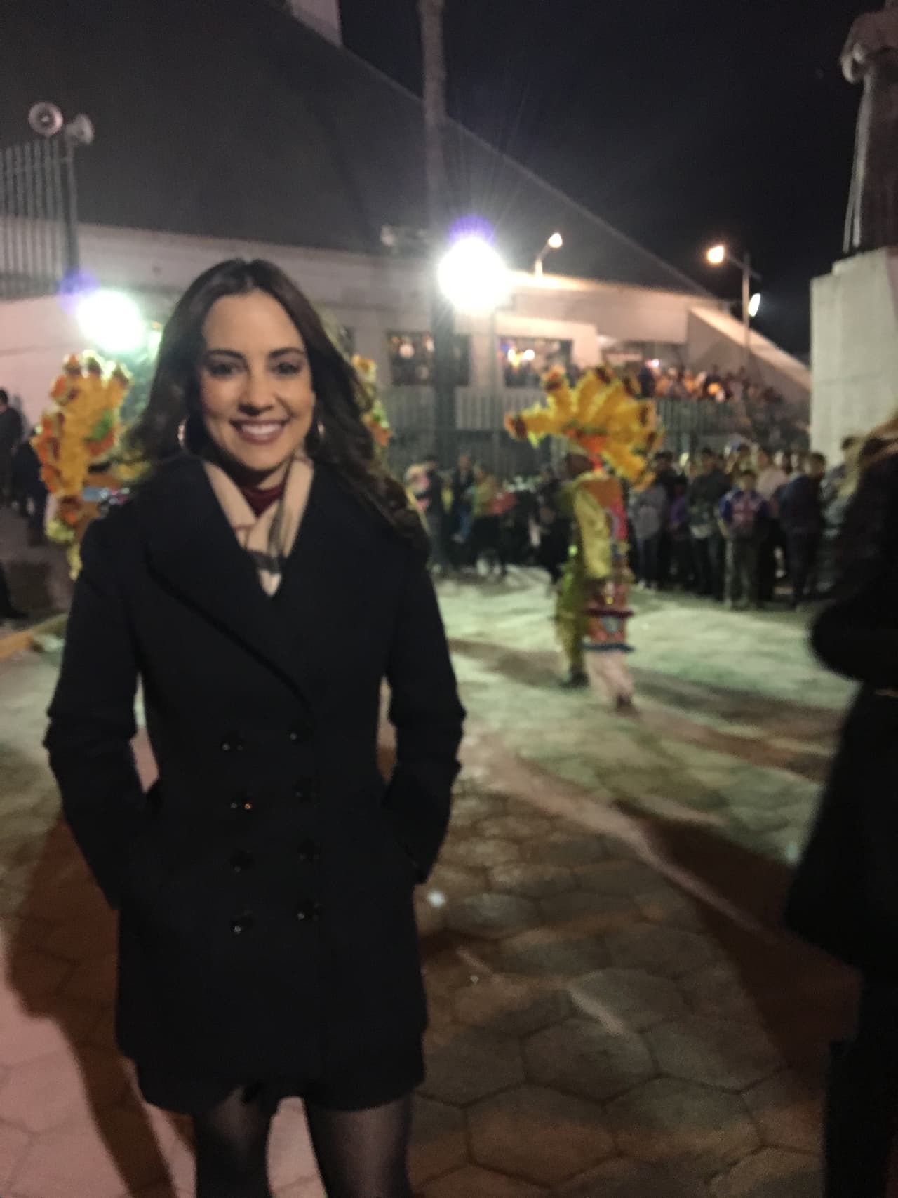 La conductora Mariana Atencio ya se encuentra lista para la transmisión de las Mañanitas a la Guadalupana.