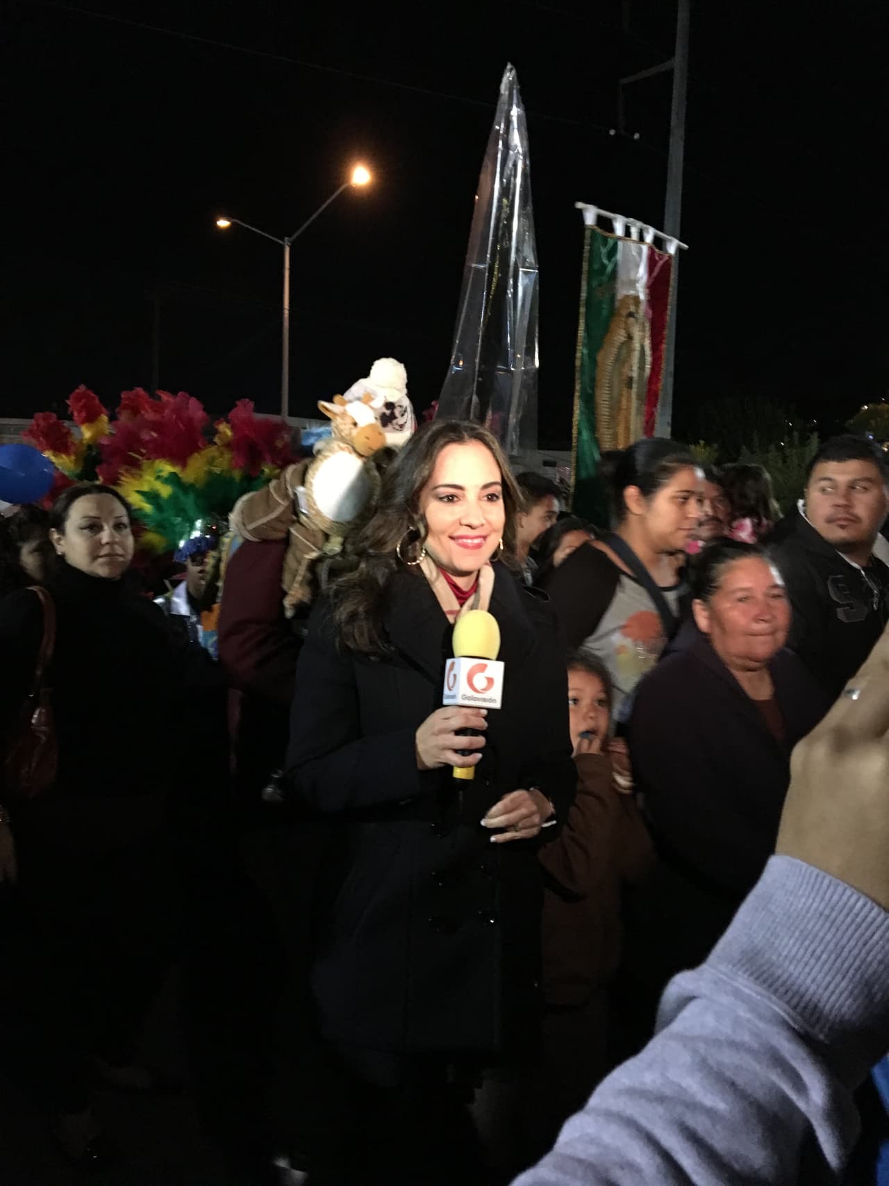 A pesar del clima frío que hace en el norte del México, Mariana no perdió la concentración.