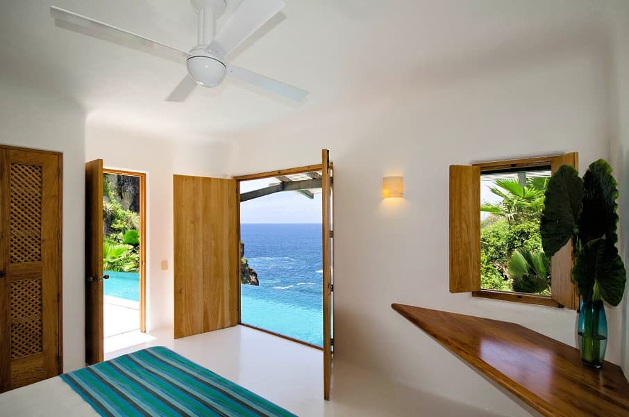 Las vistas al océano pacífico son impresionantes.