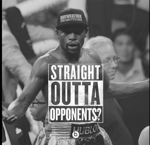 Floyd Mayweather también fue nombrado y los usuarios indicaron que ya no tiene contrincantes.