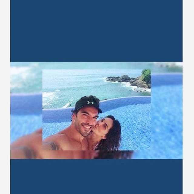 El mes pasado la actriz compartió por redes sociales las vacaciones que tuvo con Guto en la playa.