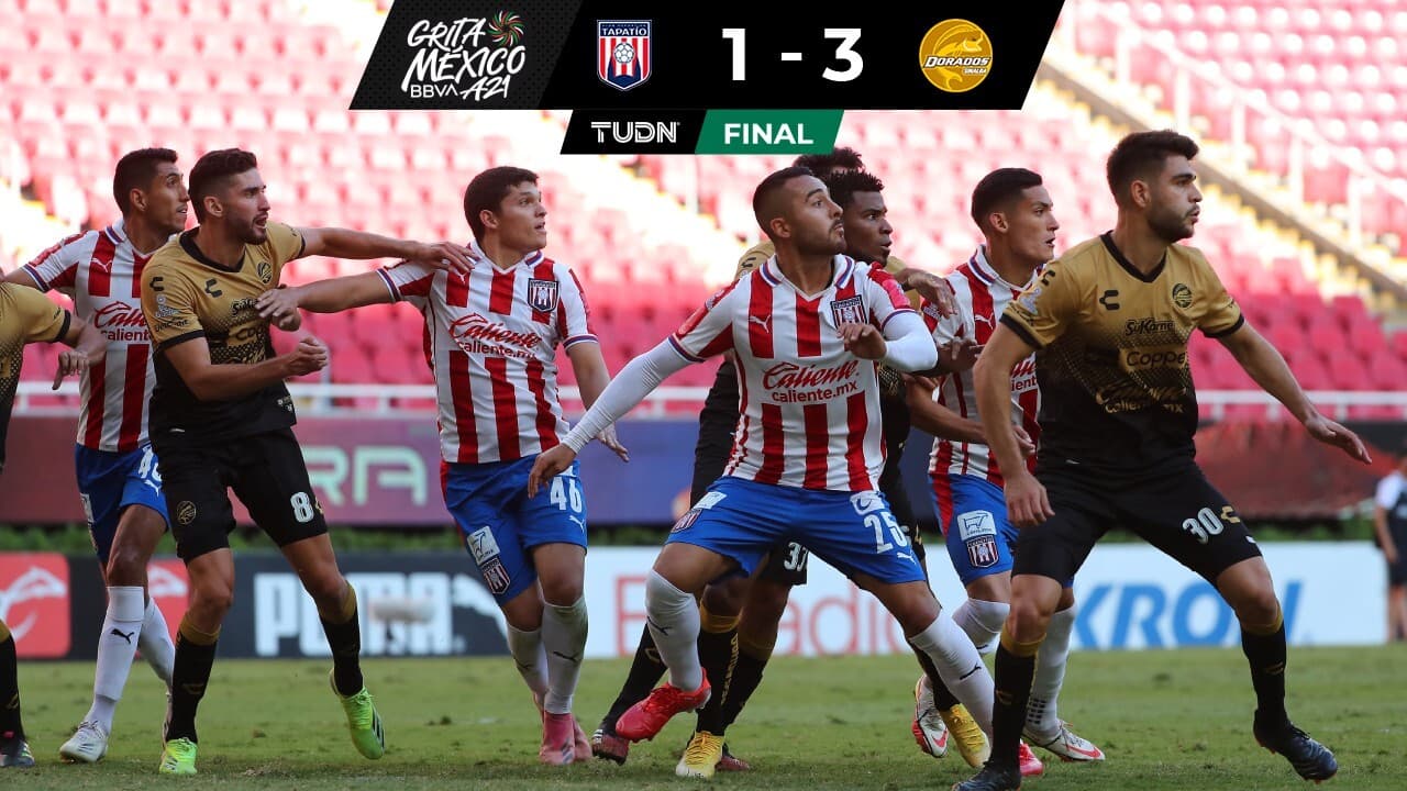Dorados apretó el acelerador y se impuso 1-3 sobre el Tapatío