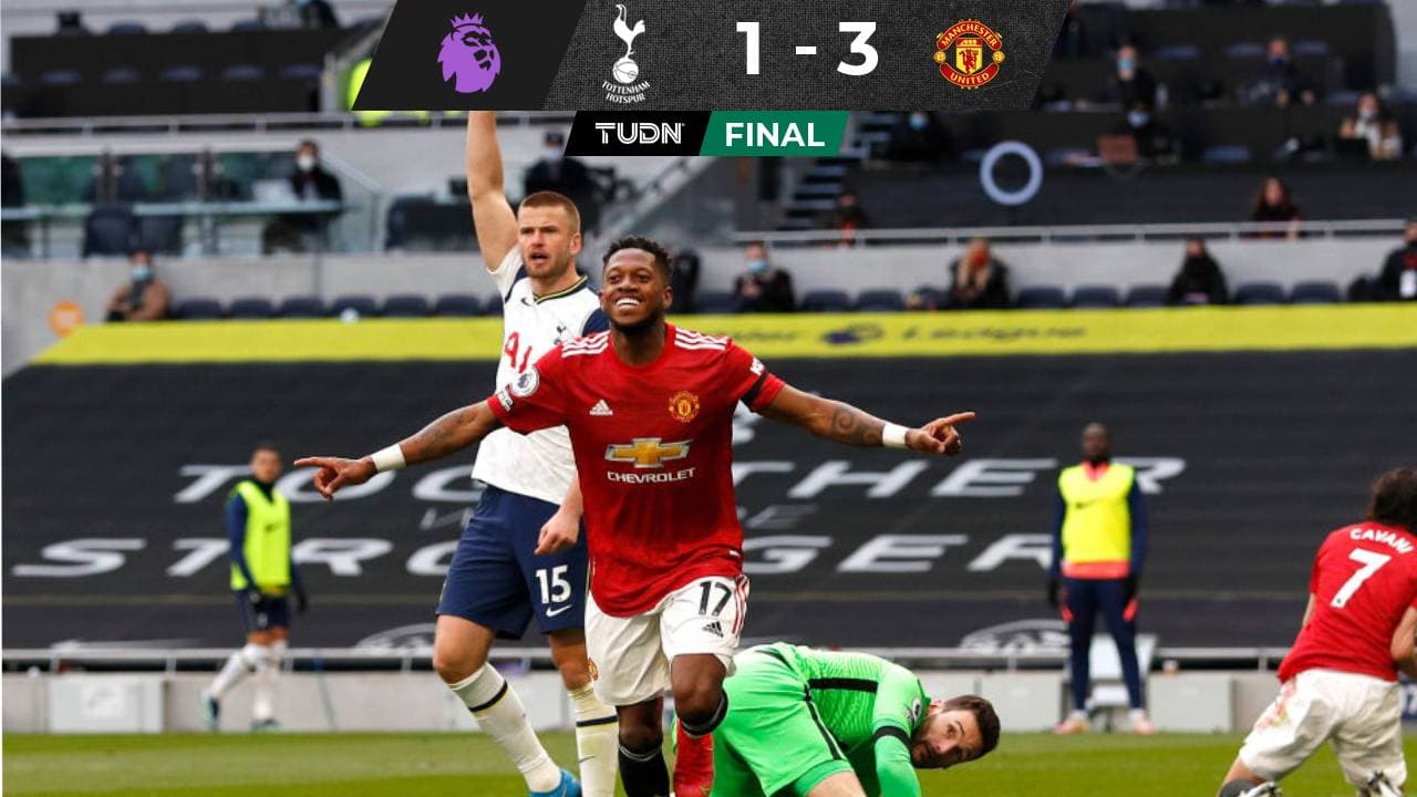 El United acorta distancias con el City tras vencer al Tottenham