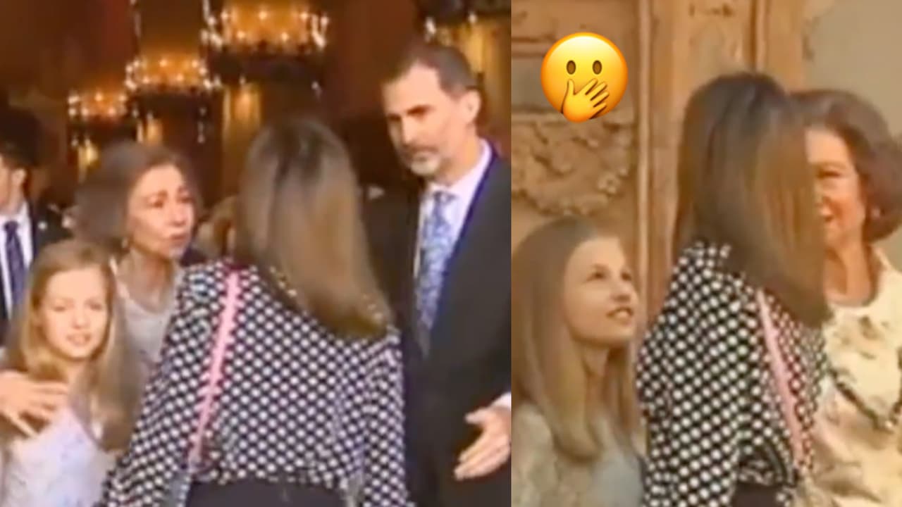 (Video) Muy tensa la situación entre la familia real española