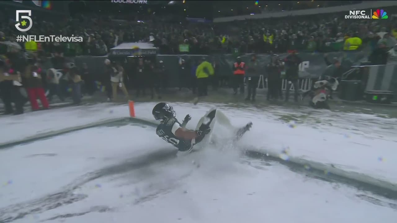 Eagles supera a Rams en la nieve y se meten a la Final de Conferencia