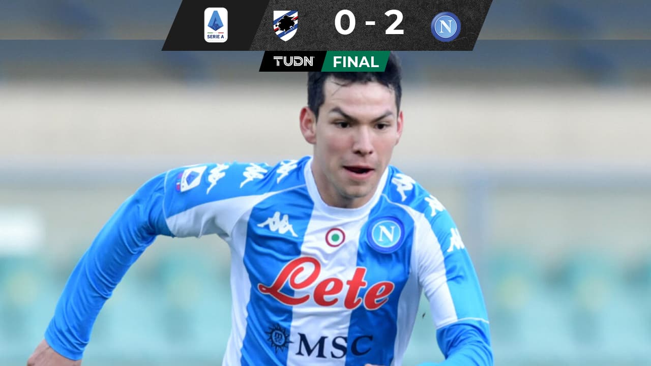 Hirving Lozano no jugará ante Inter y Napoli gana a Sampdoria